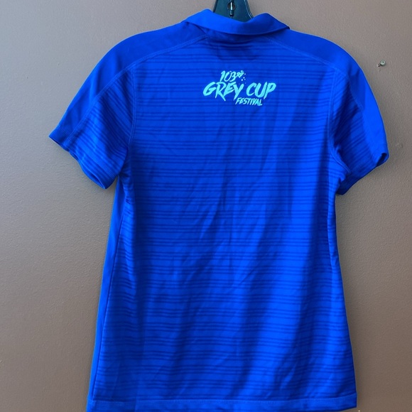 Adidas climalite polo T-shirt in size medium. Gray cup festival volunteer. - Picture 2 of 7